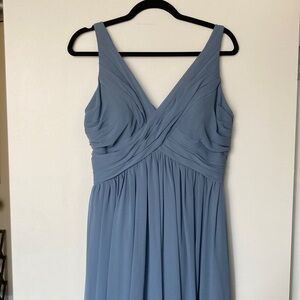 Bill Levkoff Blue Bridesmaid Dress